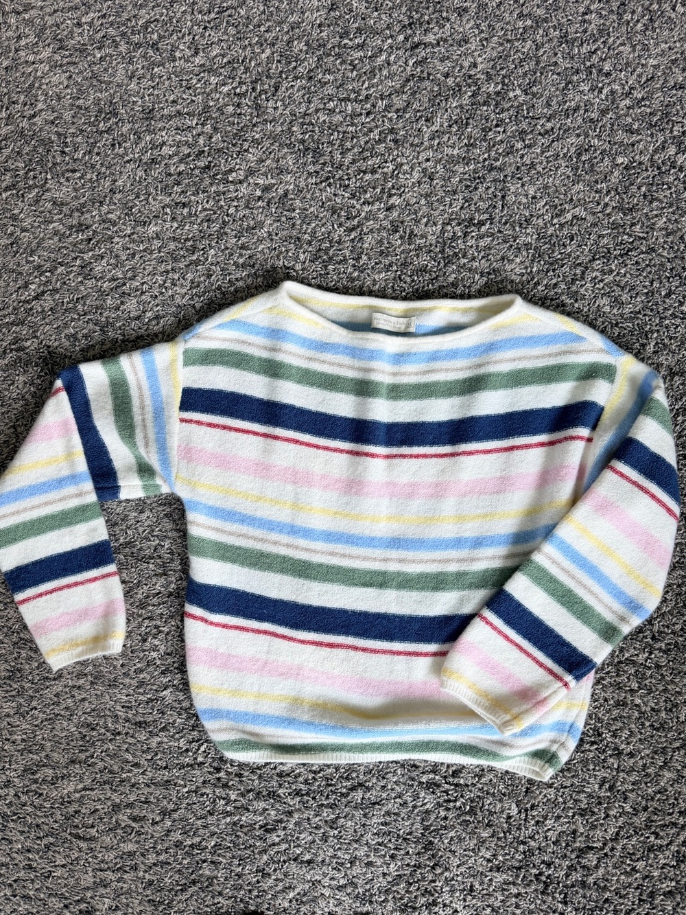 Abercrombie & Fitch Merino Wool Blend Striped Sweater XS